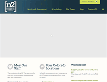 Tablet Screenshot of n2physicaltherapy.com